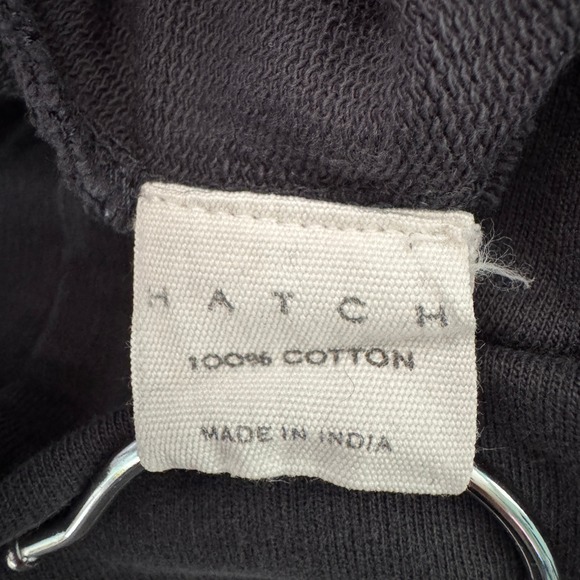 Hatch Sara Maternity Overalls Size Small Black Organic Cotton Tie Strap Jumpsuit - Picture 14 of 15